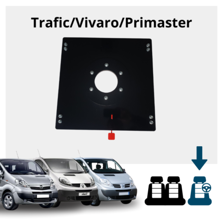 Einzelsitz-Drehkonsole für Renault Trafic, Opel Vivaro, Nissan Primastar (2001–2014)