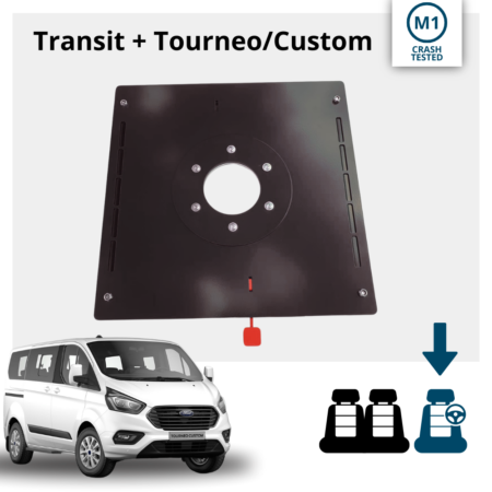 Einzelsitz-Drehkonsole für Ford Transit (ab 2014) & Tourneo/Custom (ab 2012)